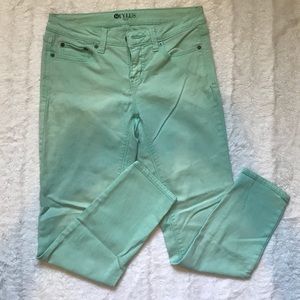 Stylus Mint Skinny Ankle Jeans
